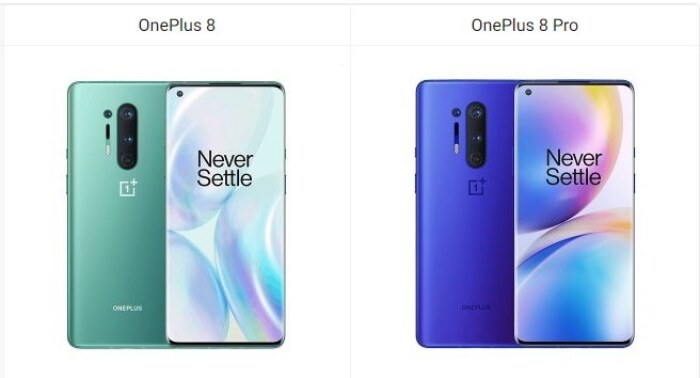 OnePlus 8 vs OnePlus 8 Pro