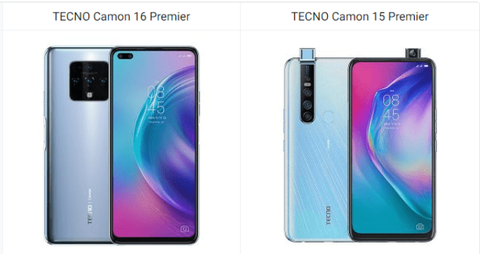 Tecno Camon 16 Premier vs Tecno Camon 15 Premier