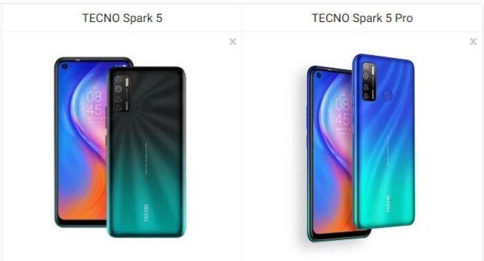 Tecno Spark 5 vs Tecno Spark 5 Pro