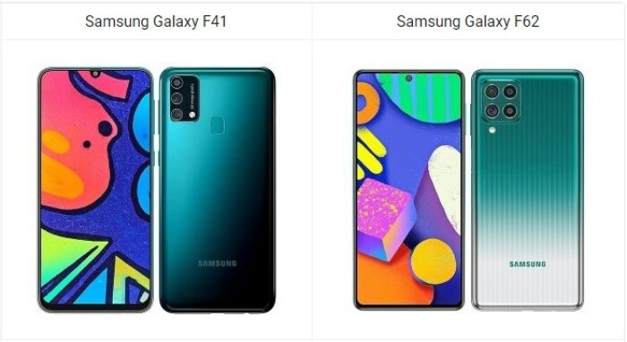 Samsung Galaxy F41 vs Galaxy F62