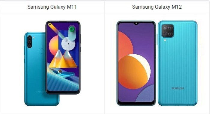 Samsung Galaxy M11 vs Galaxy M12