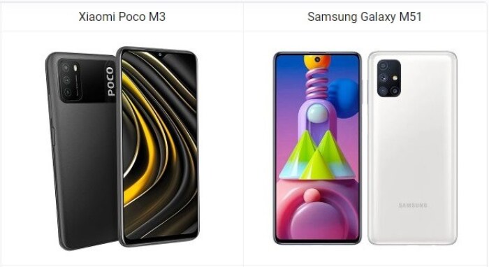 Poco M3 vs Galaxy M51