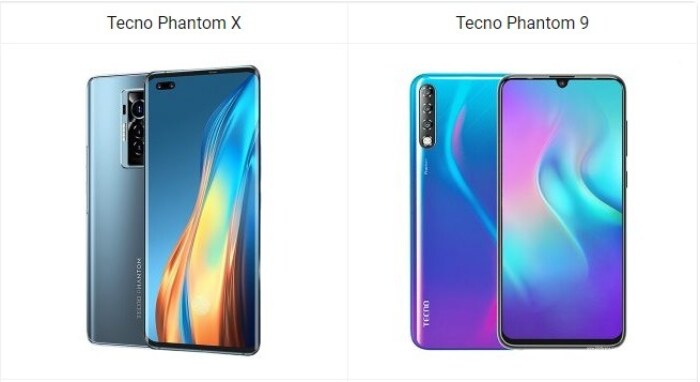 Tecno Phantom X vs Phantom 9