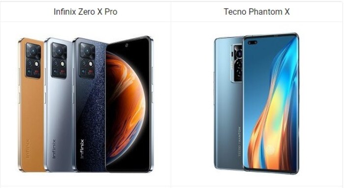 Infinix Zero X Pro vs Tecno Phantom X