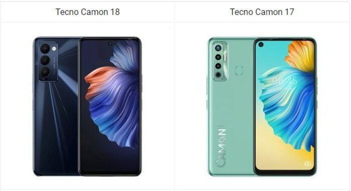 Tecno Camon 18 vs Camon 17