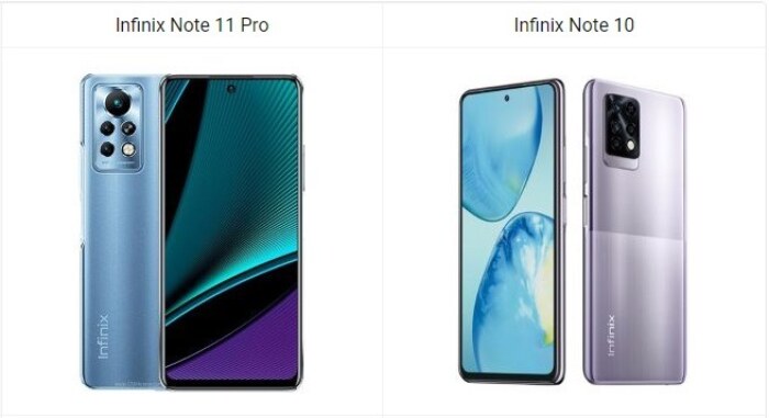 Infinix Note 11 Pro vs Infinix Note 10