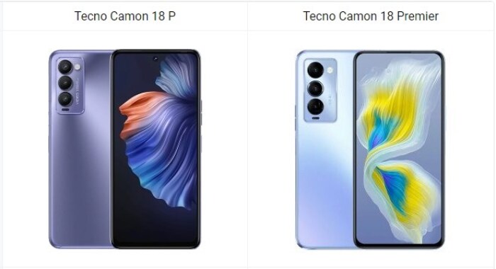 Tecno Camon 18 P vs Camon 18 Premier