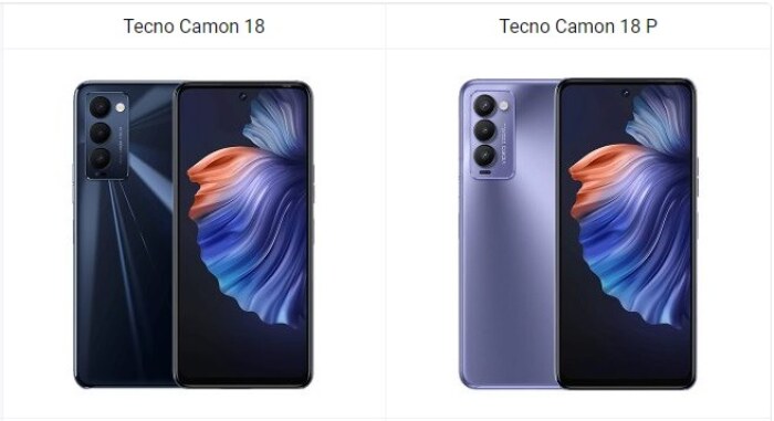 Tecno Camon 18 vs Camon 18 P