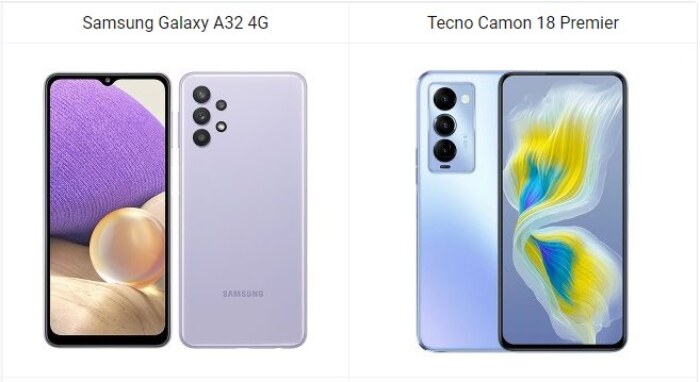 Samsung Galaxy A32 4G vs Tecno Camon 18 Premier