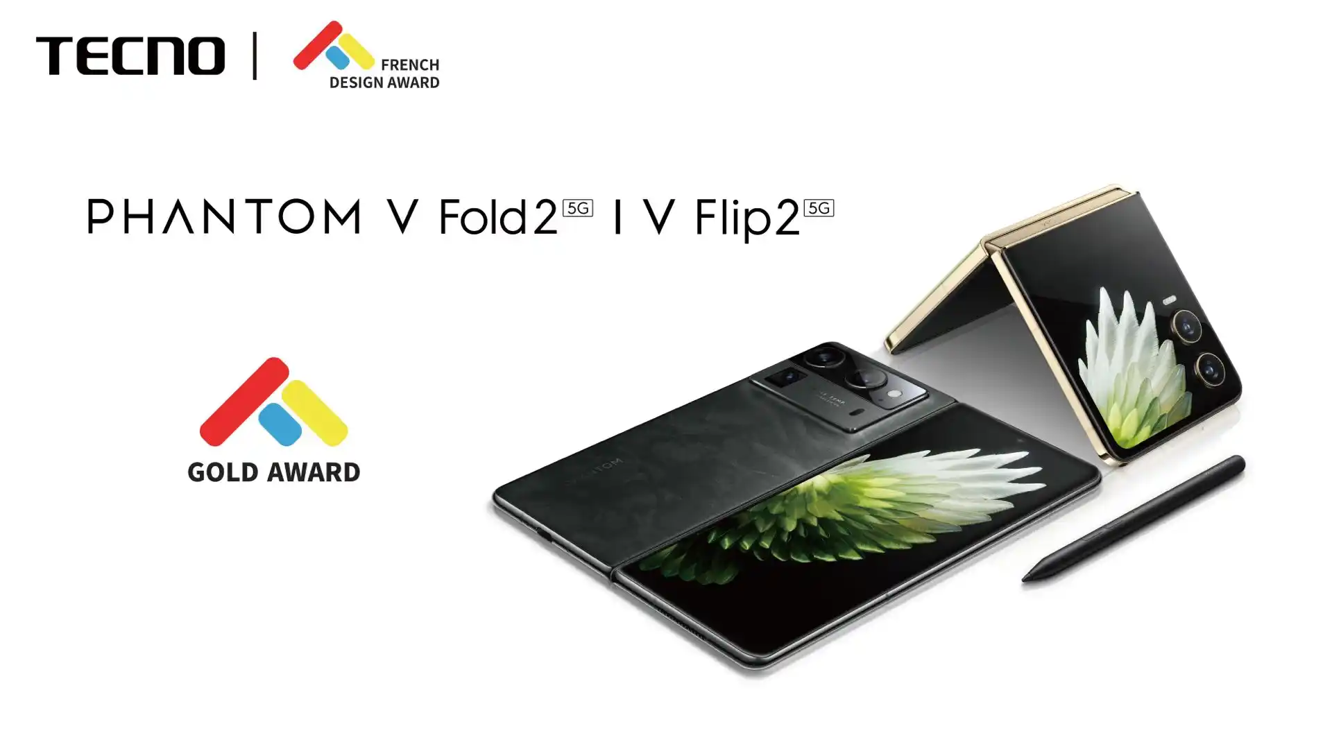 PHANTOM V Fold2 na Flip2 5G Zashinda Tuzo za French Design Awards