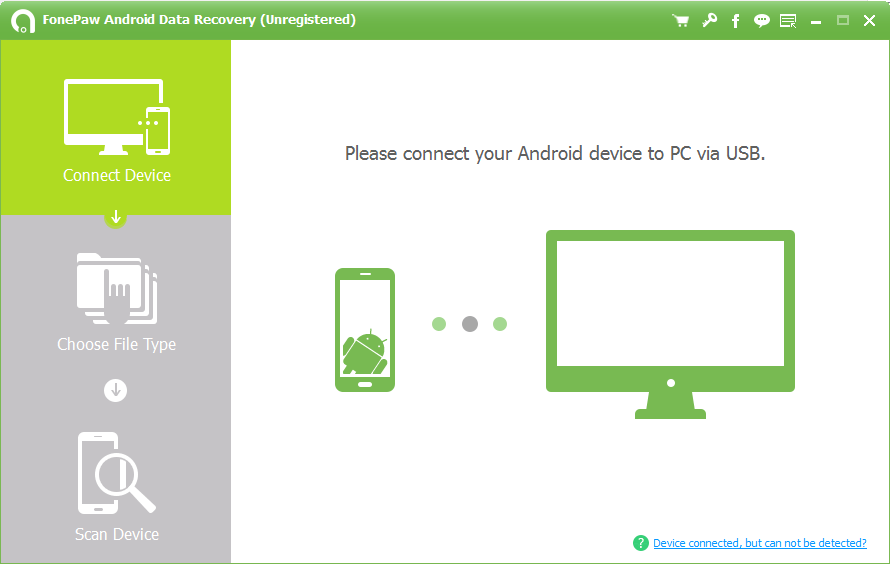 FonePaw Android Data Recovery kurudisha picha na video zilizo futika