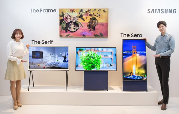 Samsung Yazindua (The Sero) TV Mpya Zinazo Simama Wima Samsung Yazindua (The Sero) TV Mpya Zinazo Simama Wima