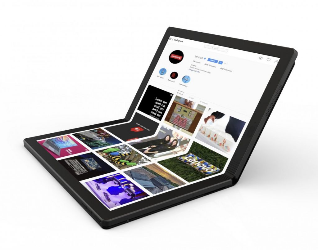 Lenovo Kuzindua Laptop ya Kwanza Yenye Kioo cha Kujikunja