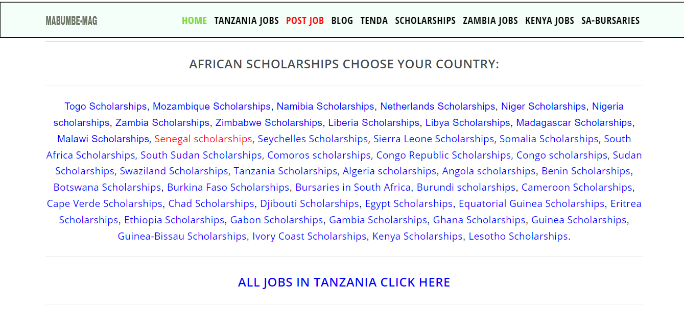 Tovuti Bora za Kusaidia Kupata Ajira Tanzania (2022)