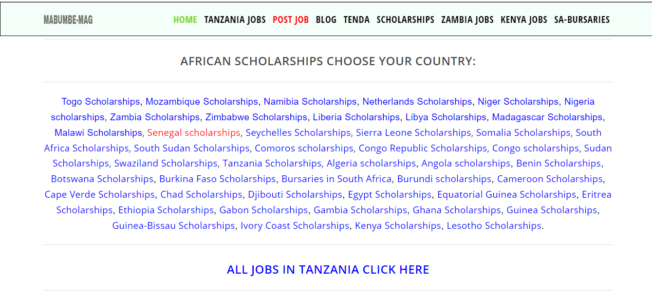 Top 6 Best Job Search Websites In Tanzania Price In Tanzania