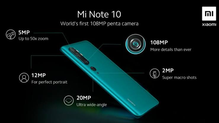 Xiaomi Yazindua Mi Note 10 Simu Yenye Kamera ya MP 108