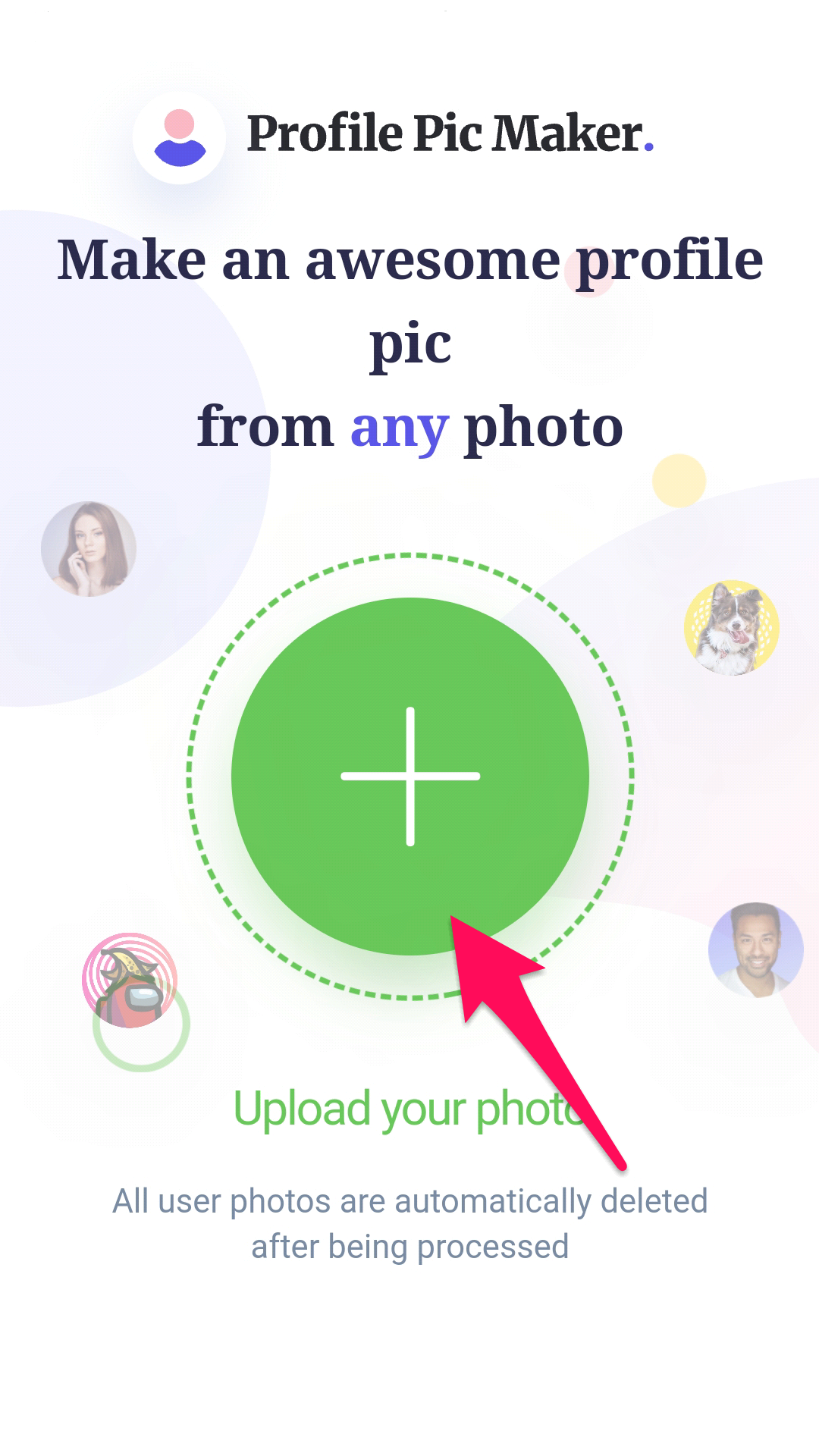 Easily Create Modern and Unique Profile Pictures for Social Media