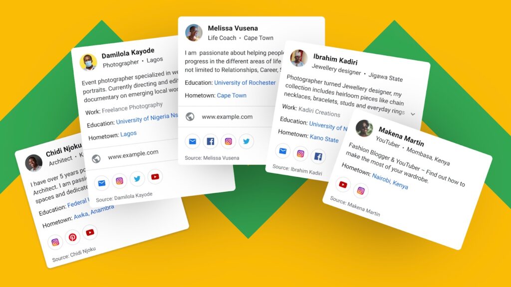 Jinsi ya Kujiweka kwenye Google Search Kama Mtu Maarufu