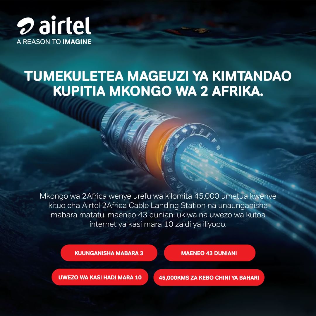 Airtel Celebrates Milestone with 2Africa Submarine Cable System